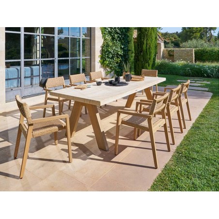 Silla Jardín Madera De Acacia Temeira