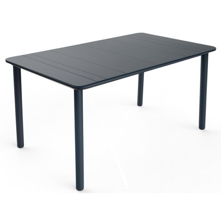 Taula Jardí Rectangular Salt Gris Fosc