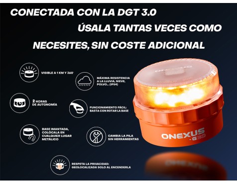 Baliza Emergencia Geolocalizable v16 Onexus