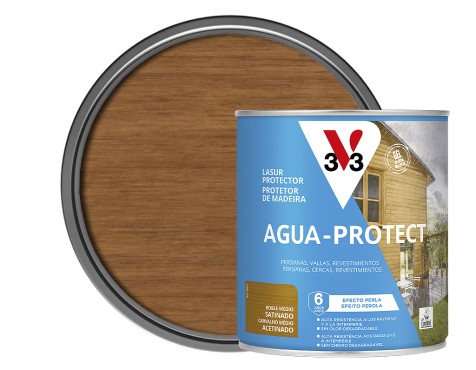 Lasur Al Agua Madera Agua-Protect Roble Medio