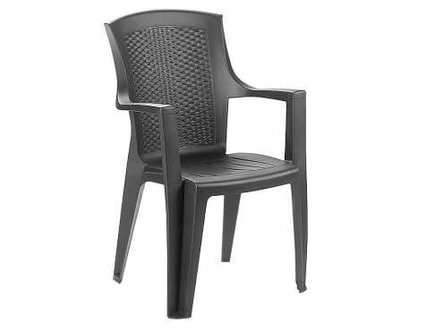 Silla Jardín Edén Resina Antracita