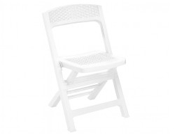 Silla Jardín Plegable Blanca