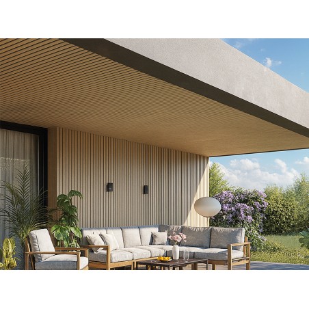 Revestimiento Exterior Pvc Fronto Roble V-Black