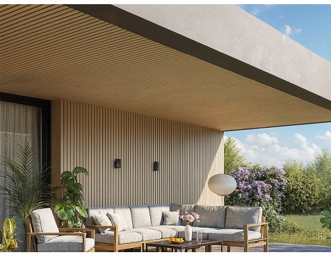 Revestimiento Exterior Pvc Fronto Roble V-Black