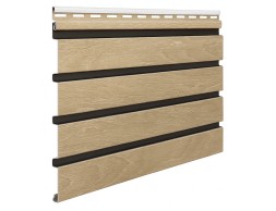 Revestimiento Exterior Pvc Fronto Roble V-Black