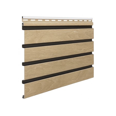 Revestimiento Exterior Pvc Fronto Roble V-Black