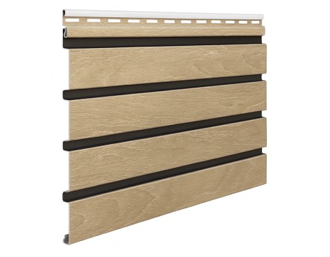 Revestimiento Exterior Pvc Fronto Roble V-Black