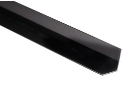 Perfil Angular Pvc Negro