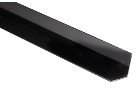 Perfil Angular Pvc Negro