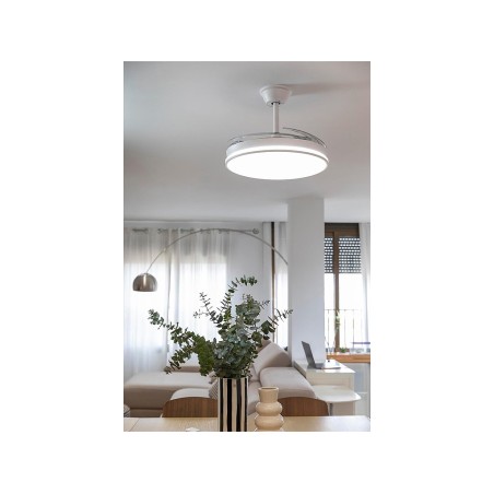 Ventilador De Sostre Amb Llum Cosmos Blanc
