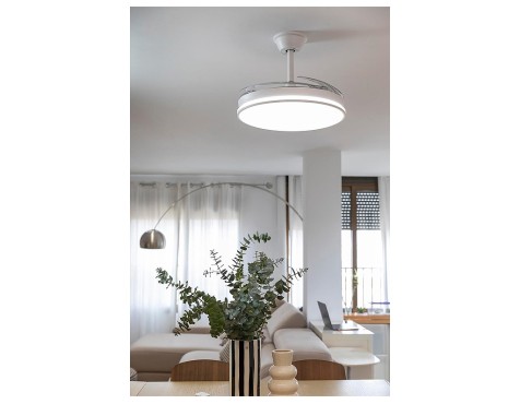 Ventilador De Sostre Amb Llum Cosmos Blanc