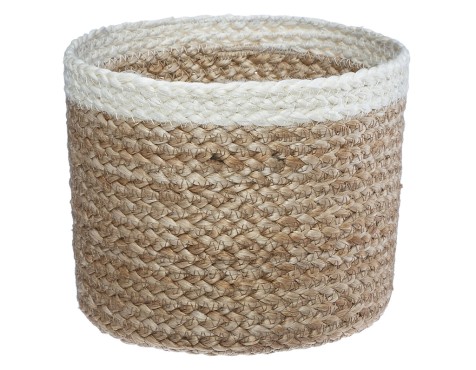 Cistella Jute Blanca (3un)