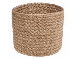 Cistella Jackson Jute/Blanc S