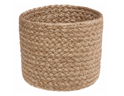 Cistella Jackson Jute/Blanc S