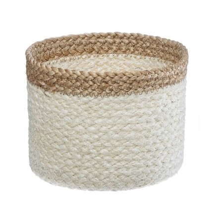 Cesta Jackson Jute/Blanca M