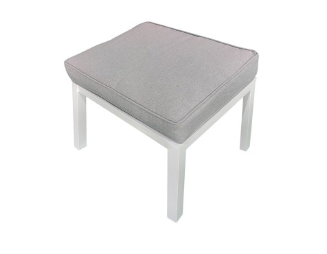 Conjunt De Jardí Cafè Martinica Alumini Blanc Gris