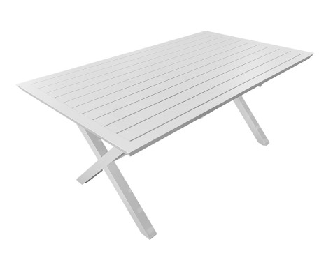 Conjunt De Jardí Cafè Martinica Alumini Blanc Gris