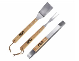 Juego 3 Piezas Para Barbacoa