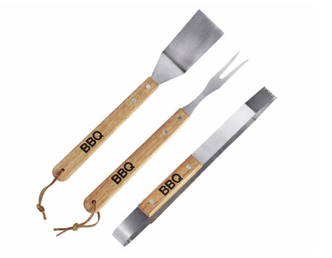 Juego 3 Piezas Para Barbacoa