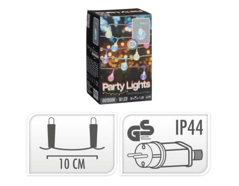 Guirnalda Led 50 Bombillas Multicolor