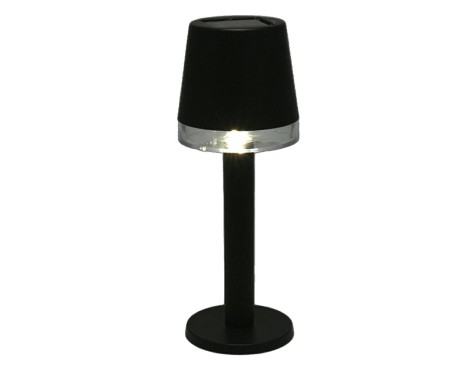 Llum De Taula Solar Portàtil Negre
