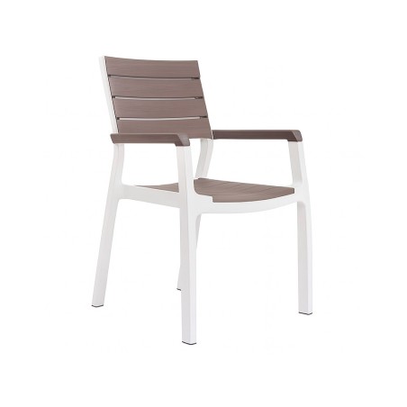 Silla Jardín Harmony Blanco Y Capuchino