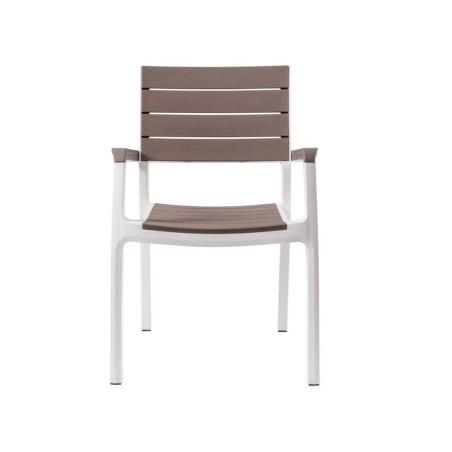 Silla Jardín Harmony Blanco Y Capuchino