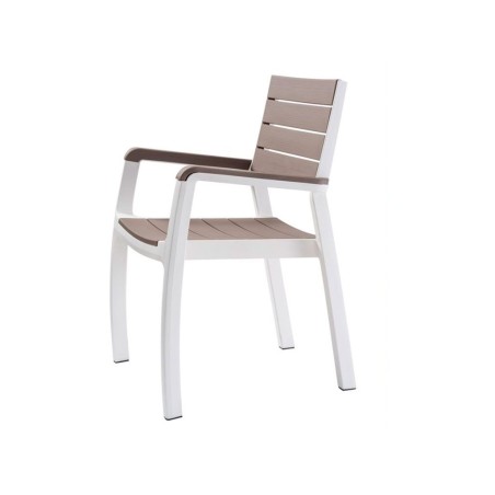Silla Jardín Harmony Blanco Y Capuchino