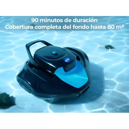 Robot Limpiafondos Piscina Batería Moovo 90