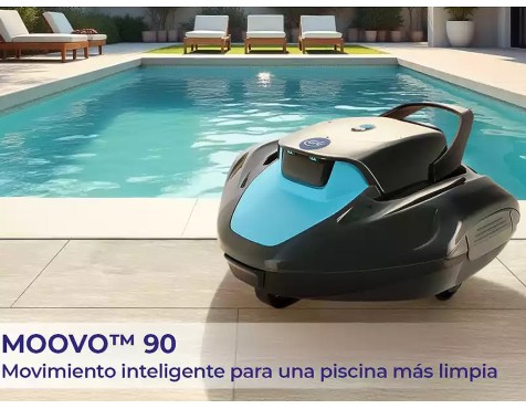 Robot Limpiafondos Piscina Batería Moovo 90