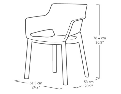 Silla Jardín Elisa Verde
