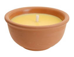 Vela Citronela Antimosquitos Terracota