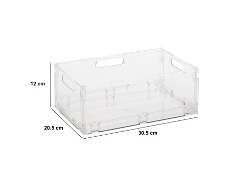 Caja De Plástico Transparente Fold'n Box