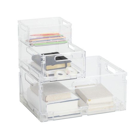 Caja De Plástico Transparente Fold'n Box