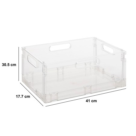 Caja De Plástico Transparente Fold'n Box