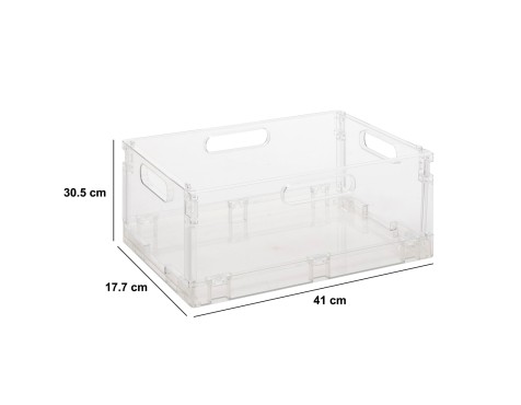 Caja De Plástico Transparente Fold'n Box