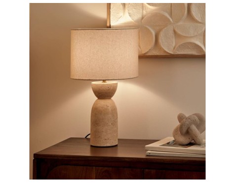 Lámpara De Mesa Erin Beige