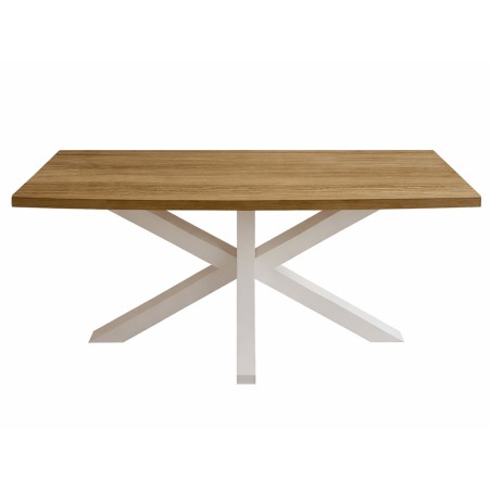 Mesa De Centro Stacy Rectangular Roble/Blanco