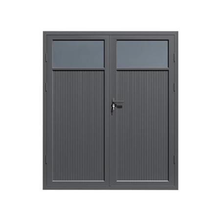 Cotxera Simple 3X5.2m Antracita+Caseta