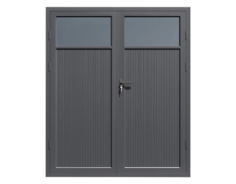 Cotxera Simple 3X5.2m Antracita+Caseta