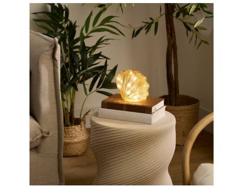 Lámpara De Mesa Led Concha