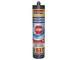 Silicona Stop Sanitaria Soudal Blanc