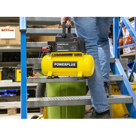 Compresor Sin Aceite Powerplus powx17215