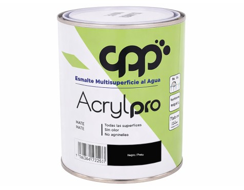 Acrylpro Esmalte Acrílico Negro