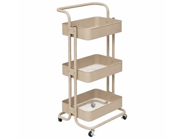 VERDULERO METÁLICO BEIGE