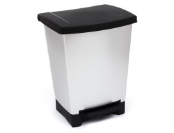 Cubo Basura Duo Decobin Plata