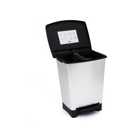 Cubo Basura Duo Decobin Plata