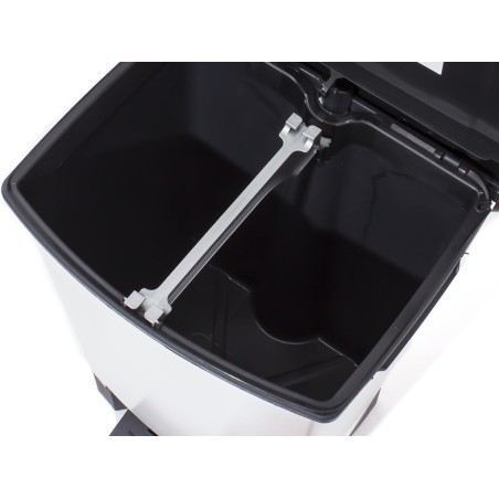 Cubo Basura Duo Decobin Plata