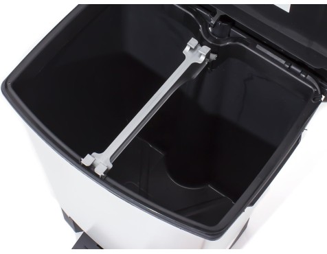 Cubo Basura Duo Decobin Plata