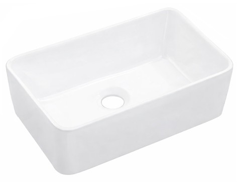 Lavabo De Sobre Encimera Assimètric Solid Blanc